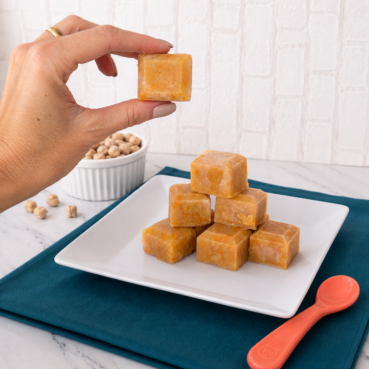 200g - Grão de Bico Cremoso - Cubinhos