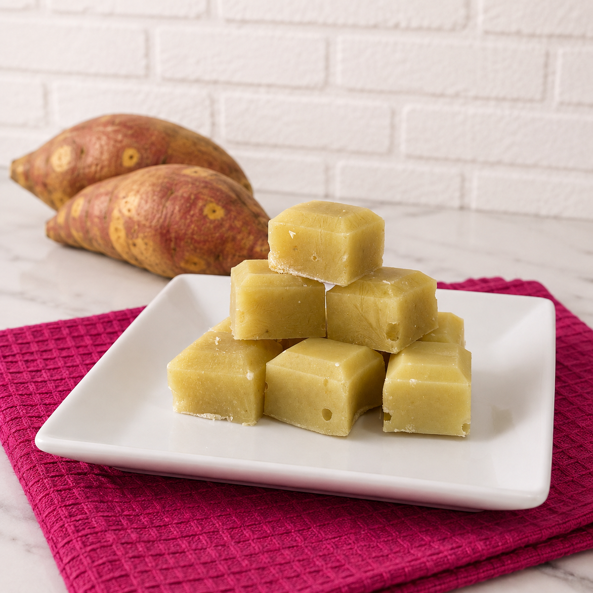 200g - Purê de Batata Doce - Cubinhos