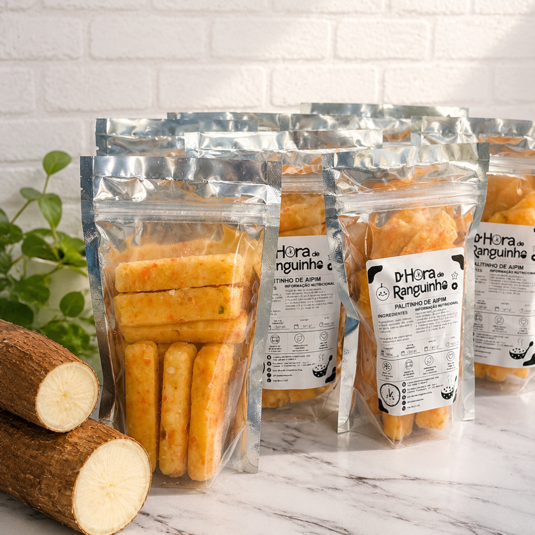 180g - Palitinho de aipim - Lanchinhos