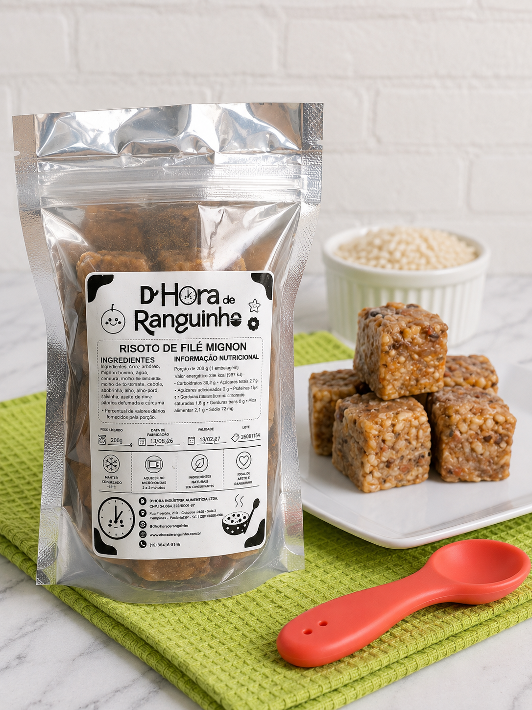 Marmitinha 180g - Risoto de Filé Mignon