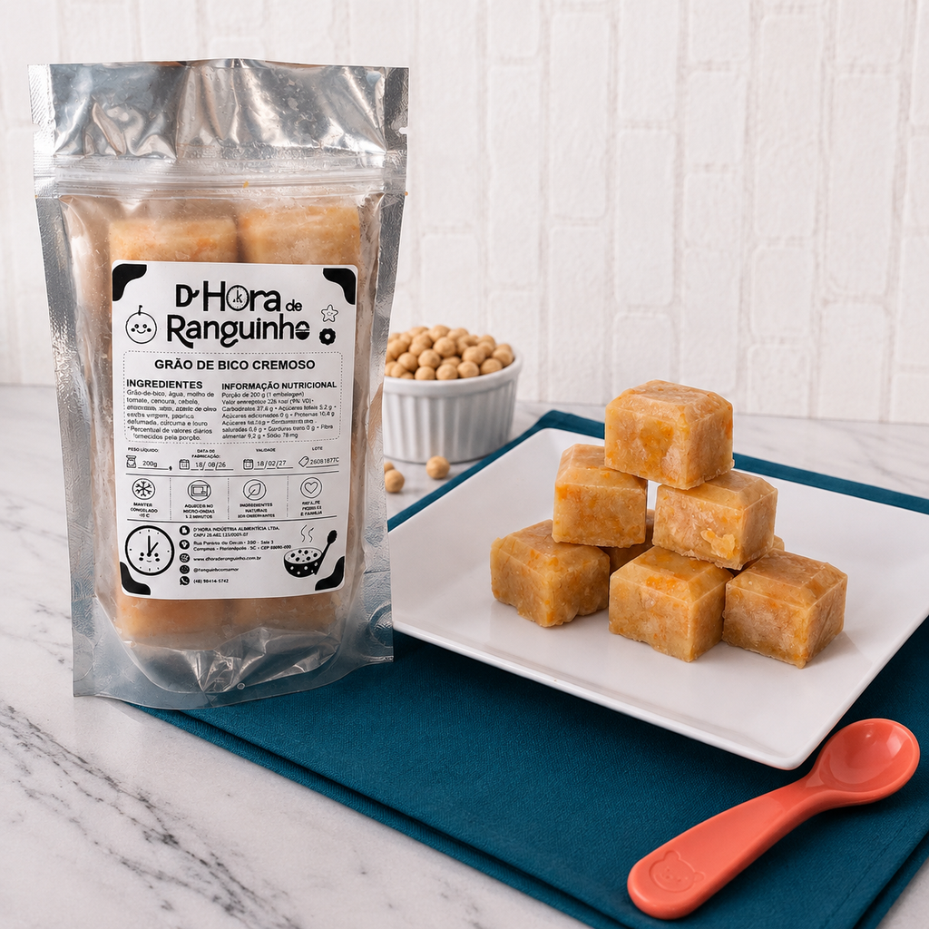 200g - Grão de Bico Cremoso - Cubinhos
