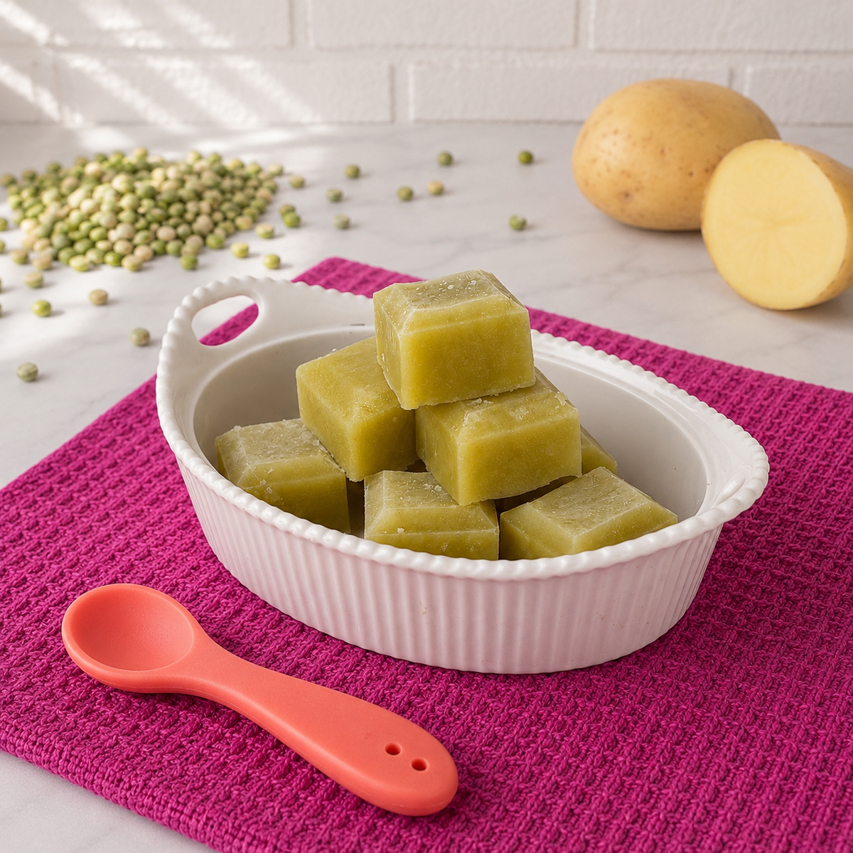 200g - Creme de Ervilha - Cubinhos