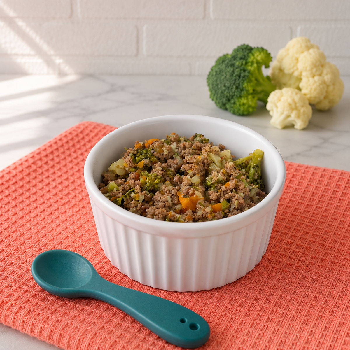 200g - Carne Moída com Legumes - Cubinhos