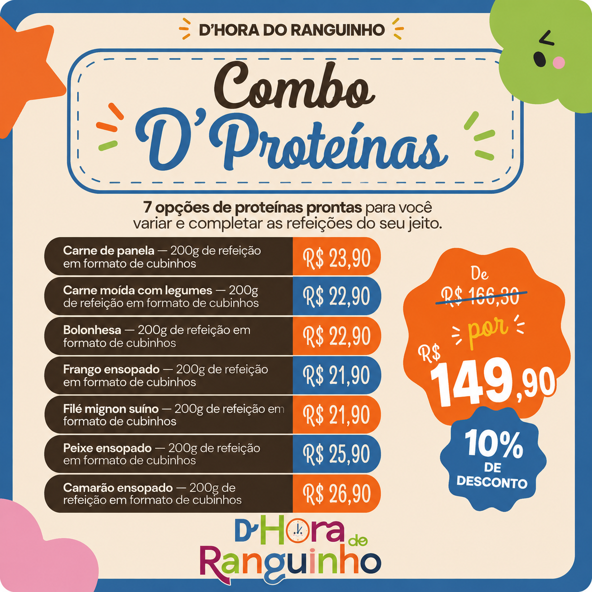 Combo - D’Proteínas