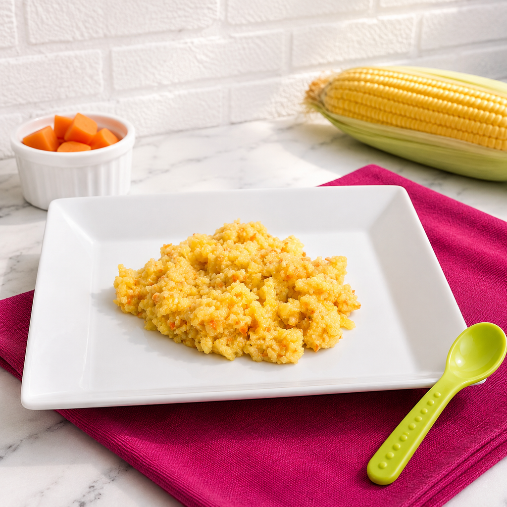 200g - Cuscuz com cenoura - Cubinhos