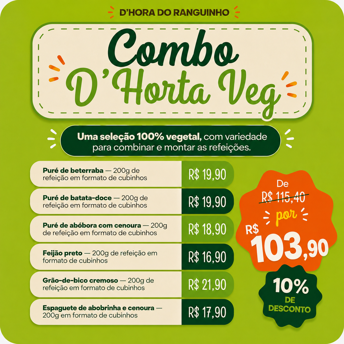 Combo - D’Horta Veg