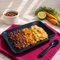 180g - Risoto de Salmão, peixe ensopado e feijão vermelho - SEM SAL
