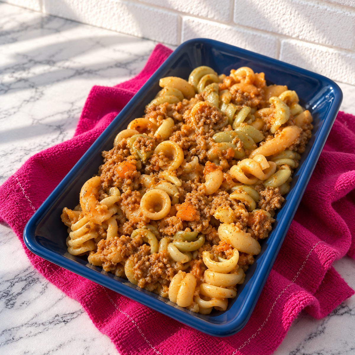 250g - Macarrão tricore à Bolonhesa - COM SAL