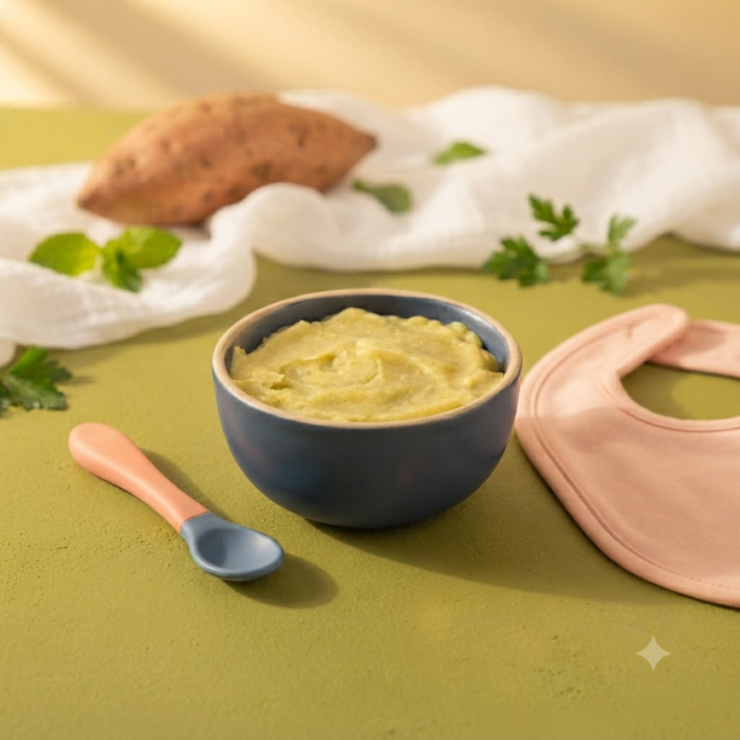 200g - Purê de Batata Doce - Cubinhos